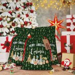 Personalisierte Weihnachten Santa Sack Peter Rabbit Geschenk Tasche