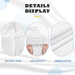 Ensemble d'emmaillotage doux 100% coton avec nom Ourson Ballon Personnalisé Cadeau pour nouveau né