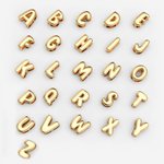 Personalized 3D Bubble Letter Adjustable Bracelet Initial Name Jewellery Birthday Anniversary Gift for Women