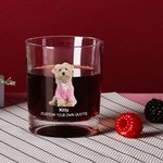 La vida sería aburrida sin mí 10oz Old Fashioned Whisky Rocks Glass personalizado con foto y nombre Regalo de cumpleaños para los amantes del perro gato