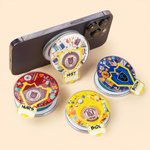 Personalised Acrylic Discipline Bulb Design Airbag Magsafe Phone Grip Stand Holder with Text School Badge Birthday Gift for University Student