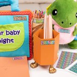 Personalisierte bunte Dalmatiner Dots selbstklebende Namen Aufkleber zurück zu Schule Anerkennung Geschenk für Jungen Mädchen Lehrer