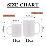 Personalized Awesome Dad Photo Portrait Ceramic Mug with Text Birthday Gift for Dad Grandpa