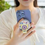 Personalised Acrylic Discipline Bulb Design Airbag Magsafe Phone Grip Stand Holder with Text School Badge Birthday Gift for University Student