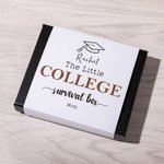 Personalized Grad Hat Cash Gift Card Survival Box College Care Package with 20 Cards and Tape High School Graduation Back to School Gift for Students