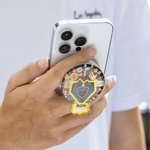 Personalised Acrylic Discipline Bulb Design Airbag Magsafe Phone Grip Stand Holder with Text School Badge Birthday Gift for University Student