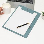 Personalized Multicolour Portable A4 Clipboard with Initial Name and Pen Holder School Essentials Back to School Teacher's Day Gift for Teacher