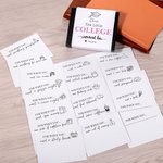 Personalized Grad Hat Cash Gift Card Survival Box College Care Package with 20 Cards and Tape High School Graduation Back to School Gift for Students