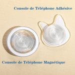 Console de Téléphone Personnalisé avec Portrait d'Animal de Compagnie Accessoire de Téléphone Portable Cadeau Anniversaire pour Amoureux des Animaux