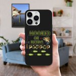 Personalized Hooked On Being Papa Fishing Theme Slim Phone Case Protective Cover for iPhone with Names Birthday Grandparents' Day for Dad Grandpa