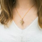 Gepersonaliseerde foto Polaris halsketting met gegraveerde naam Herdenkingscadeau voor vrouwen meisjes