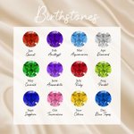 Personalizada árabe nombre colgante collar con piedra de nacimiento minimalista nombre de la placa de joyería cumpleaños islámico regalo para las muje