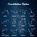 Personalised Orion Nebula Galaxy Constellation Ring Set of 2 with Engraved Text Engagement Wedding Valentine's Day Anniversary Gift for Couple