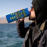 Personalisierte lustige Hooked On Being Papa 20oz Skinny Tumbler mit 1-20 Namen Großelterntag Vatertag Geschenk für Opa Papa