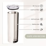 Personalisierte lustige Hooked On Being Papa 20oz Skinny Tumbler mit 1-20 Namen Großelterntag Vatertag Geschenk für Opa Papa