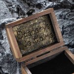 Boîte à Bijoux en Bois pour Bague Personnalisée avec Nom Cadeau de Mariage et de Fiançailles pour Couple