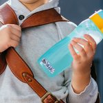 Personalisierte bunte Laser Pailletten Geburt Blume wasserdicht Name Aufkleber Etiketten Schule liefert zurück zu Schule Geschenk für Kinder