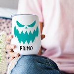 Personalized Multicolor Jack-O'-Lantern Pumpkin Skull 12oz Wine Tumbler with Name and Spill-proof Lid Birthday Halloween Gift for Family Friends