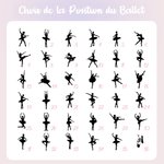 Mini Valise de Voyage Personnalisée avec Nom Silhouette de Ballerine Boîte de Rangement pour Épingles Cadeau d'Anniversaire pour Elle