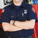 Personalised Thin Red Line Adjustable Handmade Braided Rope Bracelet with 3D Printing Badge Number Birthday Thank You Gift for Firefighter