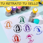Personalizado Autoentintado Sello con Retrato y Texto Material Escolar Vuelta al Colegio Regalo de Agradecimiento para Profesores