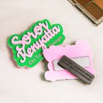 Distintivo magnetico acrilico personalizzato della sorellanza con nome Accessori della sorellanza Capitolo Riunioni Regalo per la sorella amica