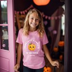 Personalized Coolest Pumpkin In The Patch 100% Cotton Kid T-shirt with Name Halloween Party Gift for Kids