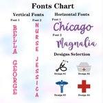 Personalised Lanyard ID Badge Holder with Embroidery Text and Medical Icon Appreciation Gift for Healthcare Staff Nurse Doctor