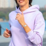 Personalized Medical Emergency Alert ID Elastic Pink Beaded Bracelet with Engraved Text First Aid for Allergy Diabetic Women