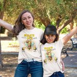 Personalized Multicolour Cute Bee Family 100% Cotton Adult Kid T-shirt with 1-10 Names Birthday Gift for Family
