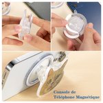 Console de Téléphone Personnalisé avec Portrait d'Animal de Compagnie Accessoire de Téléphone Portable Cadeau Anniversaire pour Amoureux des Animaux