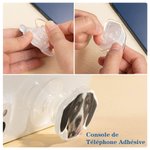 Console de Téléphone Personnalisé avec Portrait d'Animal de Compagnie Accessoire de Téléphone Portable Cadeau Anniversaire pour Amoureux des Animaux