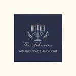 Personalized Hanukkah Decor Non-slip Absorbent Ceramic Coaster with Name and Text Set of 2 Hanukkah Jewish Gift for Family