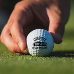 Balle de golf photo personnalisée Cadeau de retraite pour homme golfeur