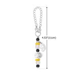 Breloque personnalisée en silicone pour poignée de bouteille d'eau avec numéro pour Stanley Tumbler Cadeau d'anniversaire pour amateur de sport