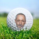 Balle de golf photo personnalisée Cadeau de retraite pour homme golfeur