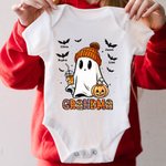 Personalized Cute Ghost Bat Kid Aldult T-shirt Baby Bodysuit Halloween Gift for Family Friend