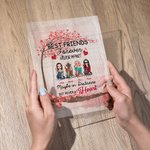Henkilökohtainen Best Friend Forever Never Apart LoveTree Akryyli Plaque House Koristeet Lahja parhaille ystäville
