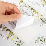 Lot de 30 Étiquettes de Bouteilles d'Eau Personnalisées avec Nom et Date Cadeau pour les Fiançailles Fête de Mariage Bridal Shower