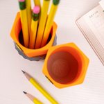 Personalized Pencil Design Pencil Dispenser Sharp and Dull Pencil Holder with 3D Printed Name Desk Decor Back to School Gift for Teacher Student