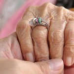 Personalized Engraved Family Birthstone Ring with 1-8 Rings Mother's Day Birthday Christmas Gift for Mom Grandma