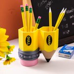 Personalized Pencil Design Pencil Dispenser Sharp and Dull Pencil Holder with 3D Printed Name Desk Decor Back to School Gift for Teacher Student