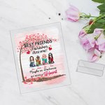 Henkilökohtainen Best Friend Forever Never Apart LoveTree Akryyli Plaque House Koristeet Lahja parhaille ystäville