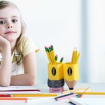 Personalized Pencil Design Pencil Dispenser Sharp and Dull Pencil Holder with 3D Printed Name Desk Decor Back to School Gift for Teacher Student