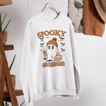 Personalizado Spooky Bat Diseño Multicolor Sudadera Sudadera con capucha Regalo de Halloween para el miembro de la familia