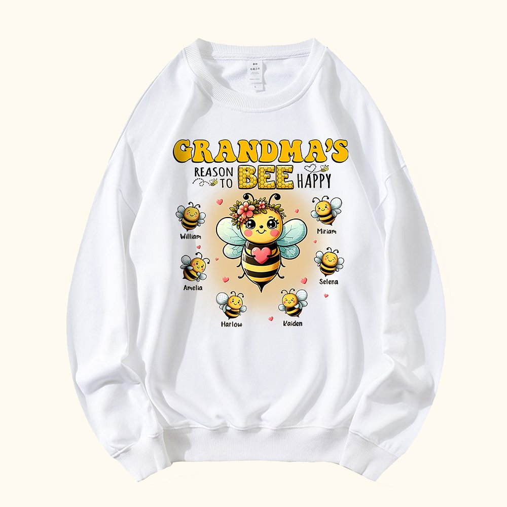 Sweatshirt à capuche personnalisé avec 1-10 noms Cadeau d'anniversaire pour la famille