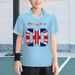 Personalisierte Multicolor Nation Flagge Fußball Unisex Trikot mit Namen und Nummer Geburtstag Spiel Tag Geschenk für Fußball-Liebhaber Spieler