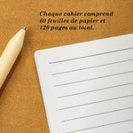 Cahier à Spirales A5 Personnalisé avec Nom Initiale en Fleur et Papillon 120 Pages Cadeau Anniversaire pour Fille Élève Camarade