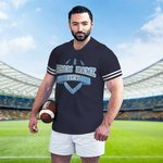Maglia personalizzata multicolore glitterata elemento calcio Unisex con nome e numero Regalo di compleanno per giocatori amanti del calcio