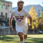 Maglia personalizzata multicolore glitterata elemento calcio Unisex con nome e numero Regalo di compleanno per giocatori amanti del calcio